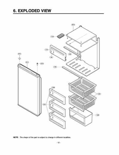 LG GF-161SF LG GF-161SF  Exploded View